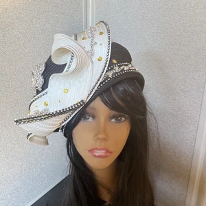 Sombreros Donna Vinci Couture Estilo RN65429 Usados Nuevos Nunca Usados - Imagen 1 de 15