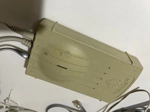 TelePort 56 Global Village External Fax/Modem Model# A824 Power Adapter + Cables - Picture 1 of 4