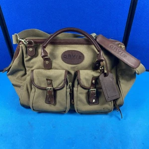 Orvis Offiziers-Aktentasche aus Bullhide und Canvas - Bild 1 von 5
