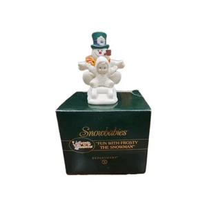 Fun With Frosty The Snowman 2003 Dept 56 Snowbabies 56.06022 - Neu in OVP - Bild 1 von 5