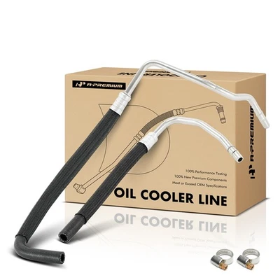 A-Premium Trans. Línea de enfriador de aceite para Ford F-250 F-350 F-450 Super Duty 2011-2016 Foto 1 de 4