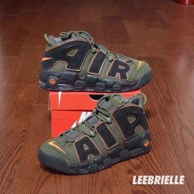 Size 10 - Nike Air More Uptempo '96 Cargo Khaki Black DX2669-300 - Image 1 of 4