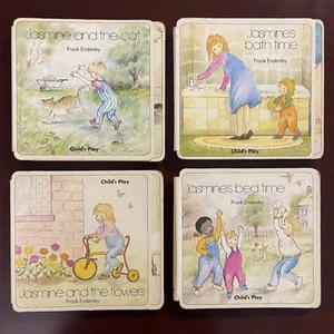 Lot of 4 Rare Books Jasmine's Bath & Bed Time, Flowers & Cat Frank Endersby 1984 - Picture 1 of 11