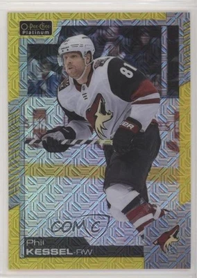 2020-21 O-Pee-Chee Platinum Yellow Traxx /249 Phil Kessel #76 - Image 1 of 2