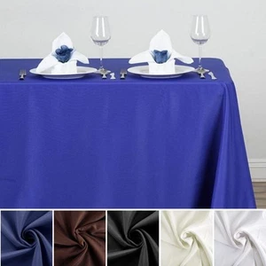 20 pcs 50x120" RECTANGLE POLYESTER TABLECLOTHS Wholesale Wedding Party Supplies - Picture 1 of 28