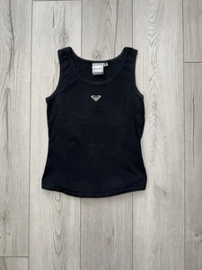 Vintage Y2K 2000s quiksilver Roxy black tank racer vest - Picture 1 of 5