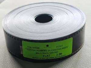 AUSTIN POWERS IN GOLDMEMBER 35mm Flat Green Band Film Movie Trailer Final - Imagen 1 de 1