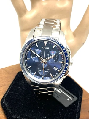 Reloj Hombre Rado R32259203 Hipercromo Cuarzo Suizo Cronógrafo Esfera Azul 44mm Foto 1 de 4