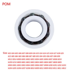 POM polyformaldehyde Deep Groove Glass Balls Bearings Corrosion-Resistant - Picture 1 of 6