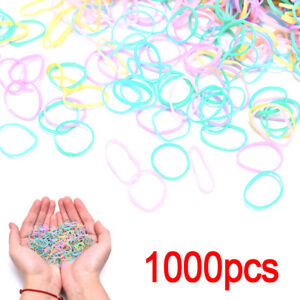 1000X Children Hair Bands Girls Women Colorful Elastic Band Hair Rope Headba3CSE