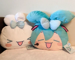 Hatsune Miku x Cinnamoroll Premium Face Cushion set 2024 sega - Picture 1 of 7