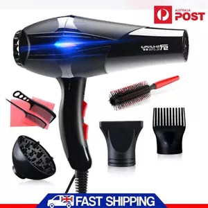 Professional Salon Hair Blow Dryer Ionic Light Weight With Concentrator - Picture 1 of 10
