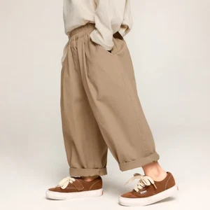 2025 Spring Kids Pants Korean Style Children'S Solid Color Casual Pants Boys Cot - Picture 1 of 6