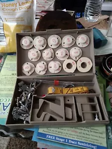 Antique Singer Sewing Machine Box Of Accessories And Bobbins - Picture 1 of 2