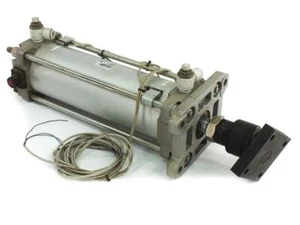 SMC CDBA2F100-250-HL-Y7NWL Endschloss Pneumatikzylinder mit 250mm Linearhub - Bild 1 von 4