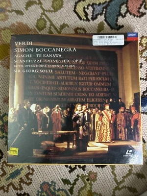 VERDI Simon Boccanegra LASERDISC Te Kanawa, Agache; Royal Opera House SOLTI P38c - Image 1 of 4