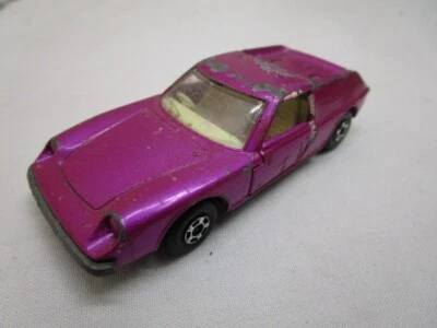 Matchbox Superfast wide wheel open wheelwells Lotus Europa pink N/M England #5 - Image 1 of 4