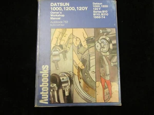 DATSUN 1000, 1200, 120Y OWNER'S WORKSHOP MANUAL Kenneth Ball 1974 Autopress XL - Bild 1 von 8