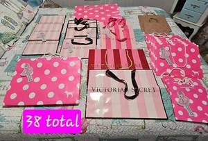 Victoria's Secret Pink Bags/Boxes Lot of 38 - Picture 1 of 10