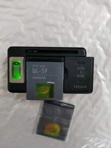 Batterie BL-5F NOKIA + chargeur LCD pour Nokia N72 N78 N95 N93i 6210 6260S 6290 - Photo 1 sur 6