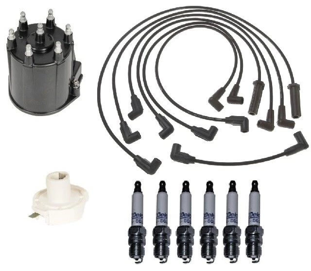 Kit de encendido ACDelco distribuidor tapa de rotor cable bujías para GMC Sonoma V6 Foto 1 de 1