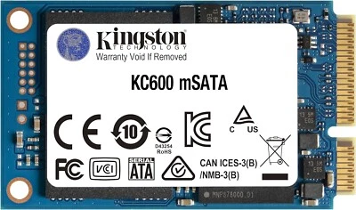 Kingston KC600 256GB mSATA, SATA 3, 2.5'' Interlan Hard Drive (SKC600MS/256G) - Image 1 of 4