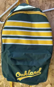 Oakland Athletics A’s Green & Gold Striped SGA 2015 Backpack Advantage Giveaway - Picture 1 of 5