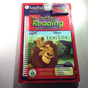 New Lion King Disney LeapPad Pre-Reading Storybook,Book & Cartridge, NIP - Picture 1 of 9