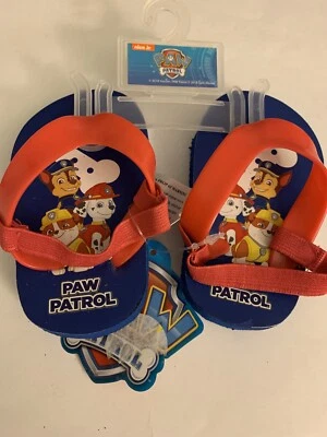 Paw Patrol Infant/Toddler Blue Flip Flops  Size 1-2 Sandals Baby Beach Shoes - Image 1 of 2
