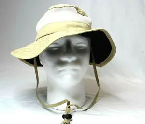 Dorfman Pacific Co. Tan/Beige Fishing Bucket Hat - Breathable Mesh (Size Medium) - Picture 1 of 8