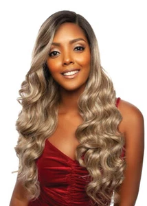 Parrucca frontale Mane Concept tappeto rosso sintetico 13x4" HD pizzo - LAYLA - Foto 1 di 7