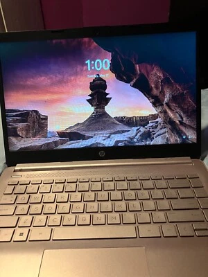 HP Laptop 14-cf2112wm 15.6" Celeron N4120 1.1GHz 4GB RAM 64GB SSD - Image 1 of 2