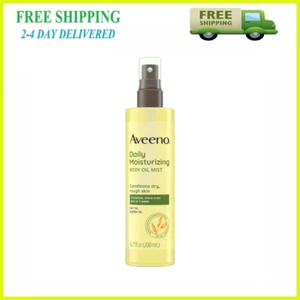 Aveeno Daily Moisturizing Dry Body Oil Mist Oat & Jojoba Oil for Dry Skin 6.7 Oz - Picture 1 of 12