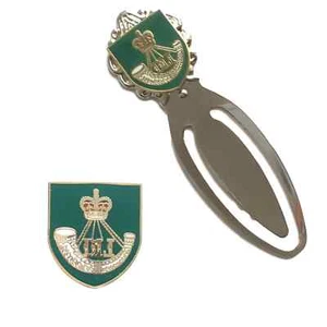 Durham Light Infantry Badge & Durham Light Infantry Military Bookmark- M075 - Picture 1 of 3