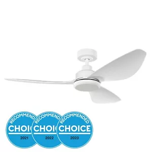 EGLO TORQUAY 48" DC CEILING FAN WHITE - DESIGNER FAN SUPER QUIET FREE SHIPPING - Picture 1 of 5