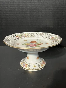 7.5” Wide 4” High Original SCHUMANN Pedestal Dish - Picture 1 of 6