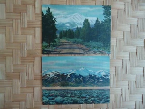 2 mini impresiones de colección Colorado Mt. Sierra Blanca Valle de San Luis Mt. Elbert 14er - Imagen 1 de 5
