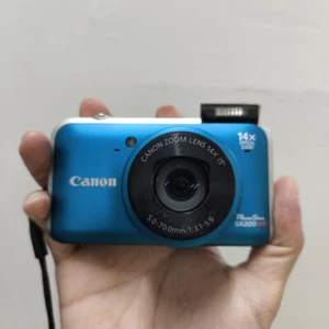 Canon PowerShot SX220 HS Digital Camera Sharpness Control Built-in Flash AF Lock - Picture 1 of 8