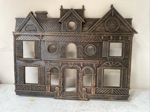 Gothic Victorian House Picture Frame Vintage Syroco Coppercraft Guild #9201 - Picture 1 of 11