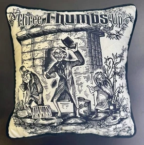 Disney Haunted Mansion Throw Pillow Hitchhiking Ghosts Three Thumbs Up DV-607 - Picture 1 of 4