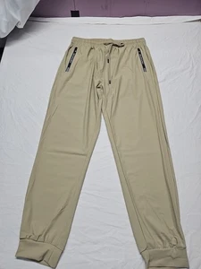 Stretchactive - Unisex Ultra Stretch Quick Drying Pocket Jogger Khaki Sz XL - Picture 1 of 12