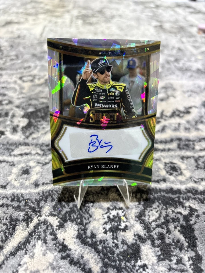 2025 Panini Select Racing Ryan Blaney Tie Dye Auto  - Image 1 of 2