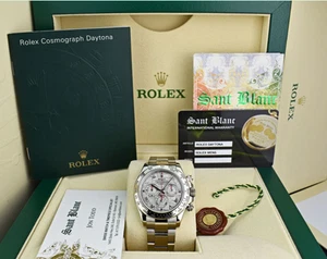 ROLEX - 18kt White Gold DAYTONA Meteorite Roman Dial 116509 - SANT BLANC - Picture 1 of 9