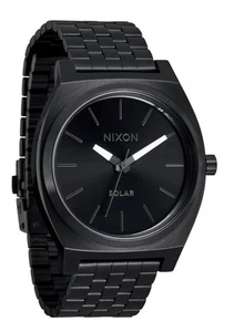 Nixon Time Teller Solar Reloj todo negro/blanco - Imagen 1 de 8