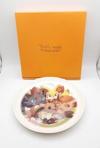 Pokemon Center Mofu Mofu Paradise Vulpix Eevee Zorua Fennekin 8" plato plato plato - Imagen 1 de 6