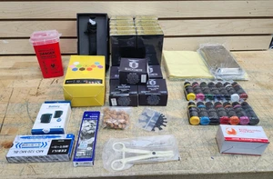 Rotary Tattoo Machine & Accessories w/Supplies - NEW/OPEN BOX! - Picture 1 of 13