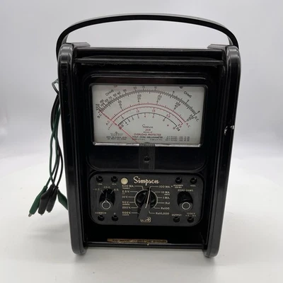 Simpson 260 Series 6 Analog Volt-Ohm Milliammeter Meter  NOT TESTED - Image 1 of 4