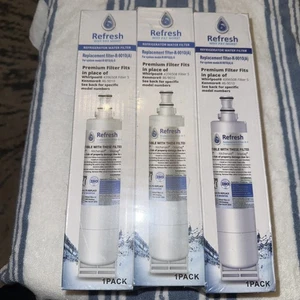3 Refresh Replacement Refrigerator Water Filter  FOR; Kenmore ,MAYTAG, WHIRPOOL - Picture 1 of 3