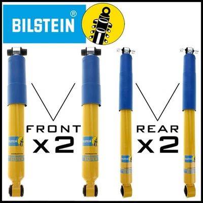 Amortiguadores monotubo delanteros y traseros Bilstein B6 4600 para 1992-1999 K2500 Suburban 4x4 Foto 1 de 3