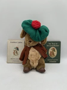 Tale of Benjamin Bunny Jeannot Lapin French Beatrix Potter F. Warne & Co & PLUSH - Imagen 1 de 20